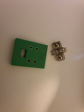 Load image into Gallery viewer, Hinge Template plate Jig For Blum, grass, Hettich, 5mm lug