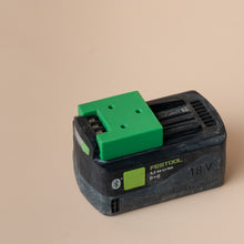 Load image into Gallery viewer, 4 x Festool 18v Battery Holder Mount 3D printed
