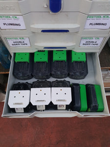 4 x Festool 18v Battery Holder Mount 3D printed