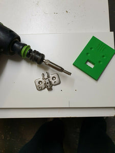 Hinge Template plate Jig for Blum Grass Hettich 2mm vix bit