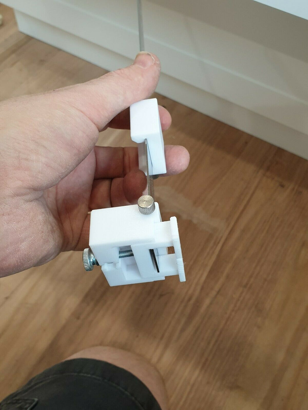 Shaker door Handle jig toledo Ruler 300mm Festool kitchen installation