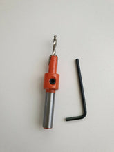 Load image into Gallery viewer, TCT 3.0mm drill countersink bit fits festool centrotec 8mm shaft

