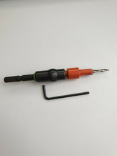 Load image into Gallery viewer, TCT 3.0mm drill countersink bit fits festool centrotec 8mm shaft
